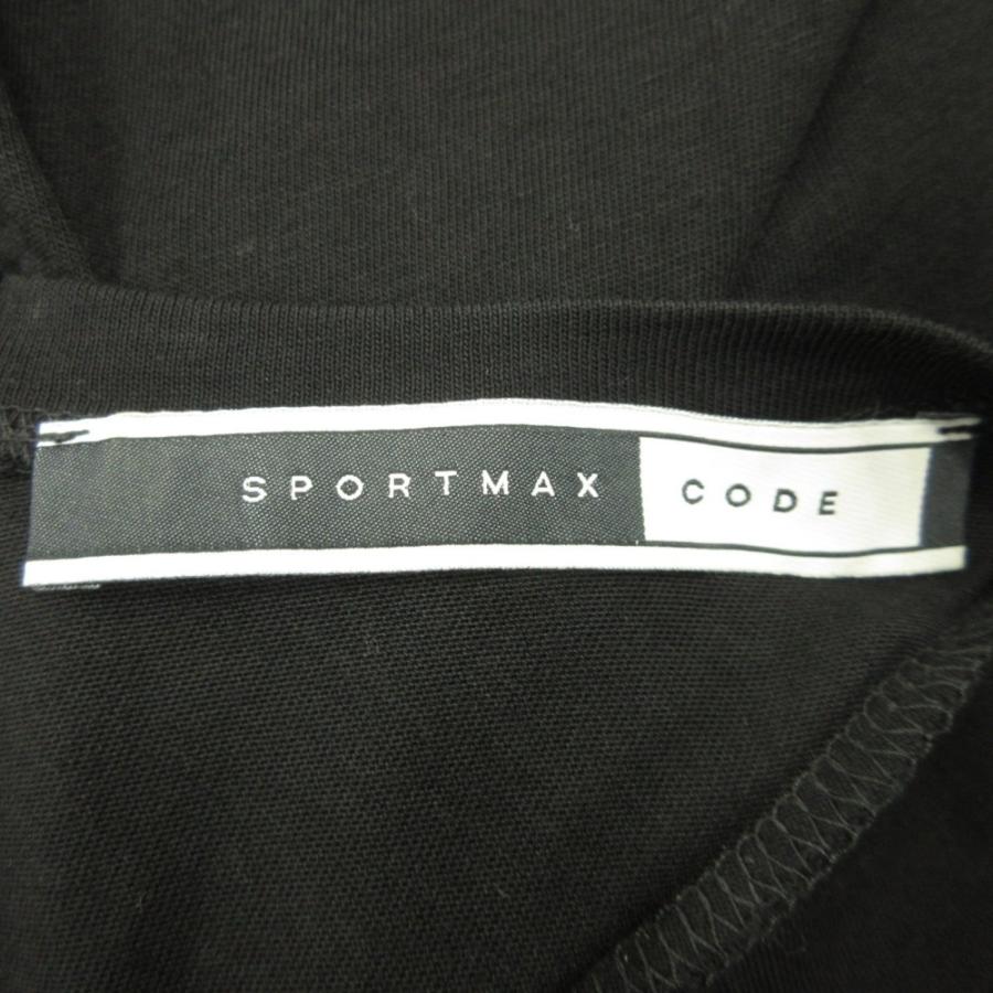 美品 SPORTMAX CODE スポーツマックス コード マックスマーラ ビジュー ノースリーブ カットソー タンクトップ 花柄 L ブラック レディース 古着 中古 |  | 06