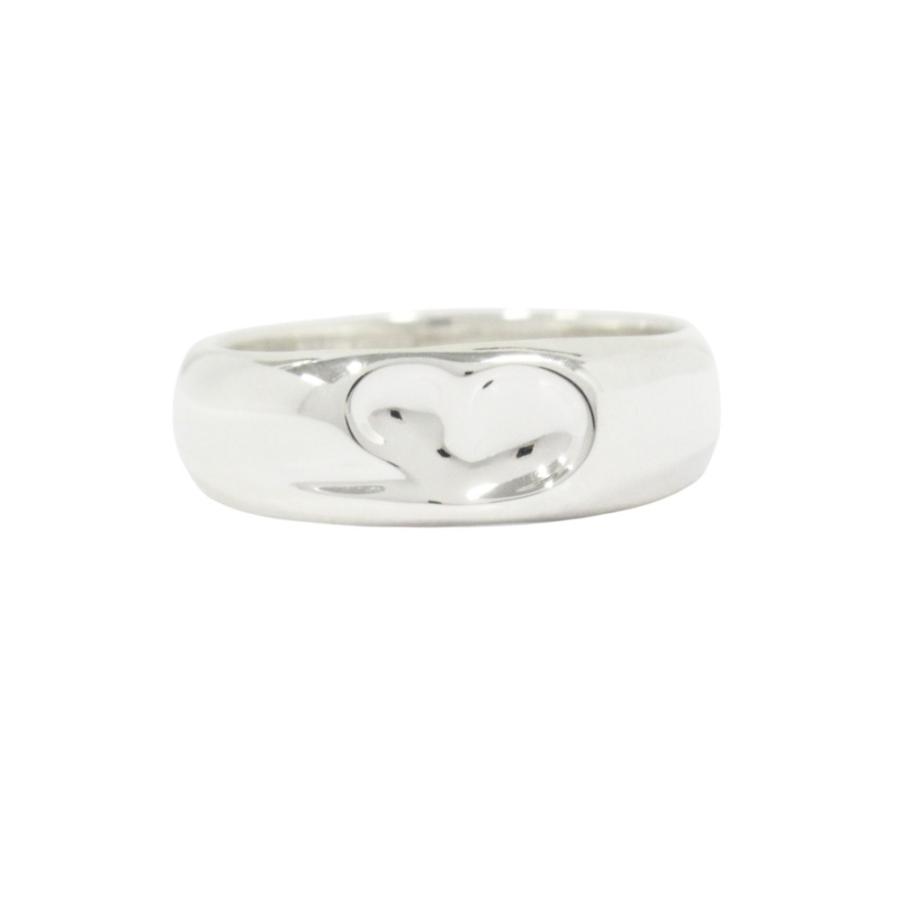 TIFFANY&Co.（ティファニー） 新品同様 新品仕上げ済 カーブド ハート 