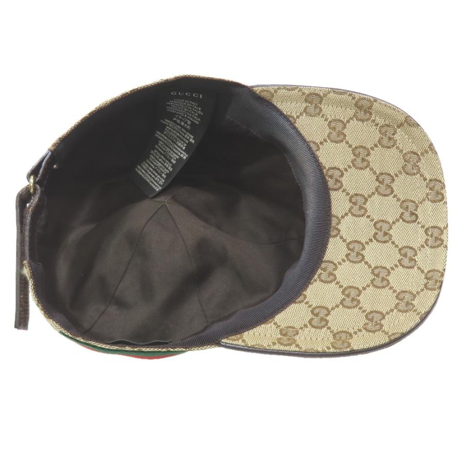 GUCCI（グッチ） 良品 ベースボールキャップ GG キャンバス ウェブ