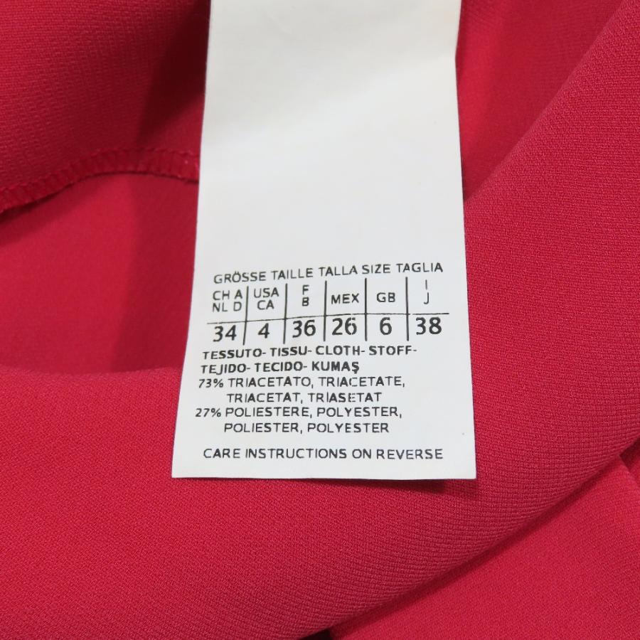 良品 MAX MARA マックスマーラ 白タグ ノースリーブワンピース ドレス ハーフ 膝丈 38 パッションピンク レディース 古着 中古 | Max Mara | 05