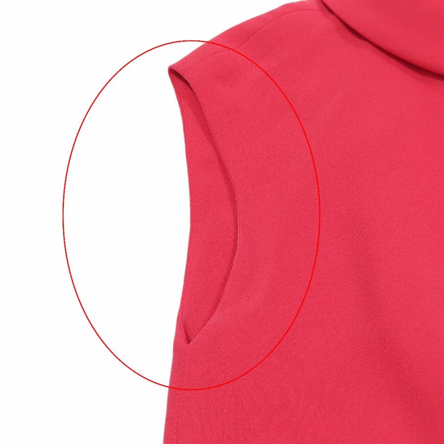 良品 MAX MARA マックスマーラ 白タグ ノースリーブワンピース ドレス ハーフ 膝丈 38 パッションピンク レディース 古着 中古 | Max Mara | 07