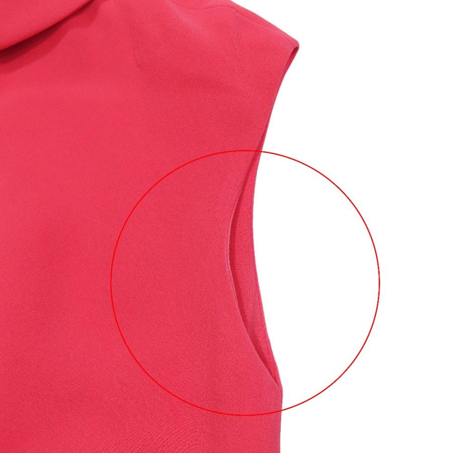 良品 MAX MARA マックスマーラ 白タグ ノースリーブワンピース ドレス ハーフ 膝丈 38 パッションピンク レディース 古着 中古 | Max Mara | 08