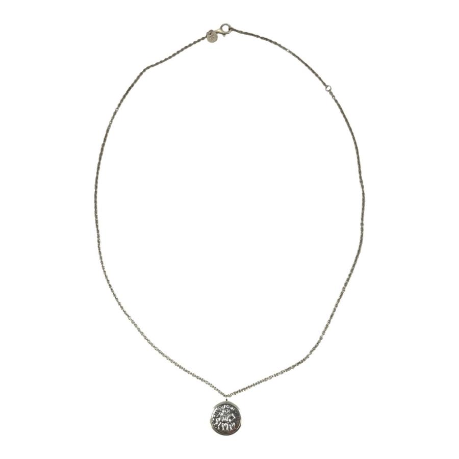 新品同様 TOM WOOD トムウッド 新品仕上げ済  Coin Pendant コイン ペンダント ネックレス アクセサリー SV925 50cm シルバー メンズ 古着 中古 | TOM WOOD | 02