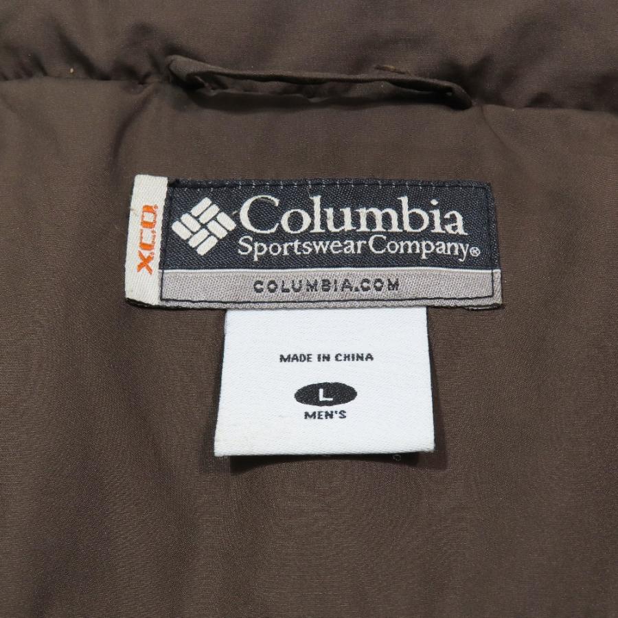 良品 Columbia コロンビア ダウンジャケット PM5151 ブルゾン アウター フーディ ファー ナイロン L ダークブラウン メンズ 古着 中古 | Columbia | 06