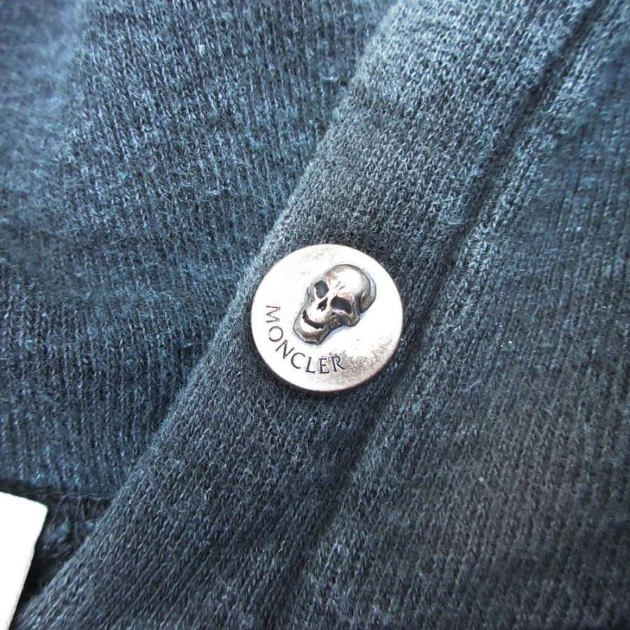 MONCLER x PALM ANGELS モンクレール x パームエンジェルス 19aw バックプリント フーディー パーカー GENIUS ジーニアス M 黒 メンズ 古着 中古 USED MONCLER（モンクレール） MONCLER x PALM ANGELS x パームエンジェルス