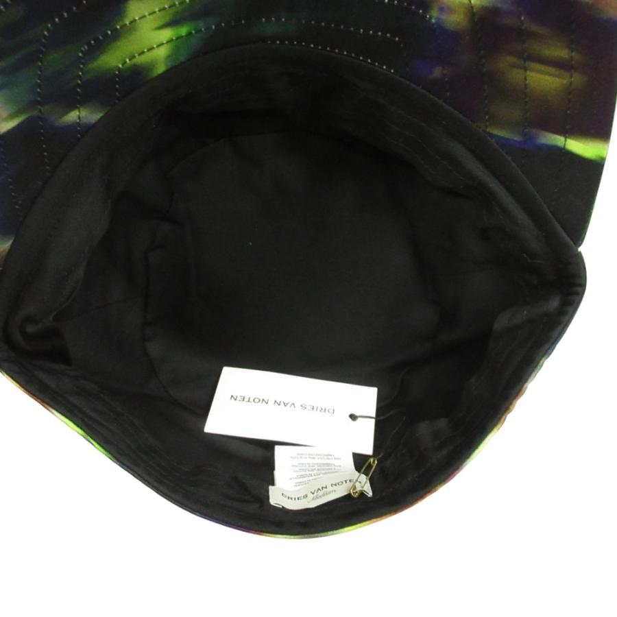 新品同様 DRIES VAN NOTEN ドリスヴァンノッテン グラデーション ワーク キャップ 帽子 総柄 サイズＭ マルチカラー メンズ レディース 古着 中古 | DRIES VAN NOTEN | 03