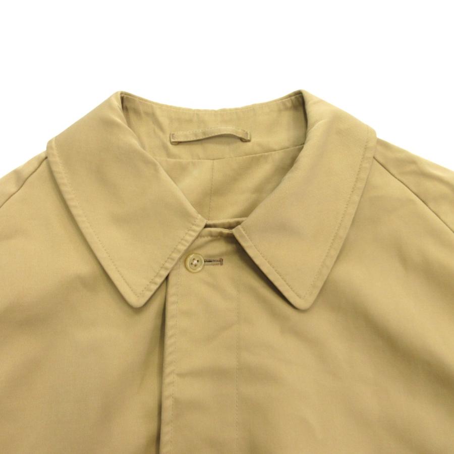 Aquascutum アクアスキュータム 70's 80's 一枚袖 バルマカーン コート ジャケット ステンカラー ヴィンテージ ベージュ メンズ 古着 中古 USED Aquascutum（アクアスキュータム） 70's 80's 一枚袖 バルマカーン