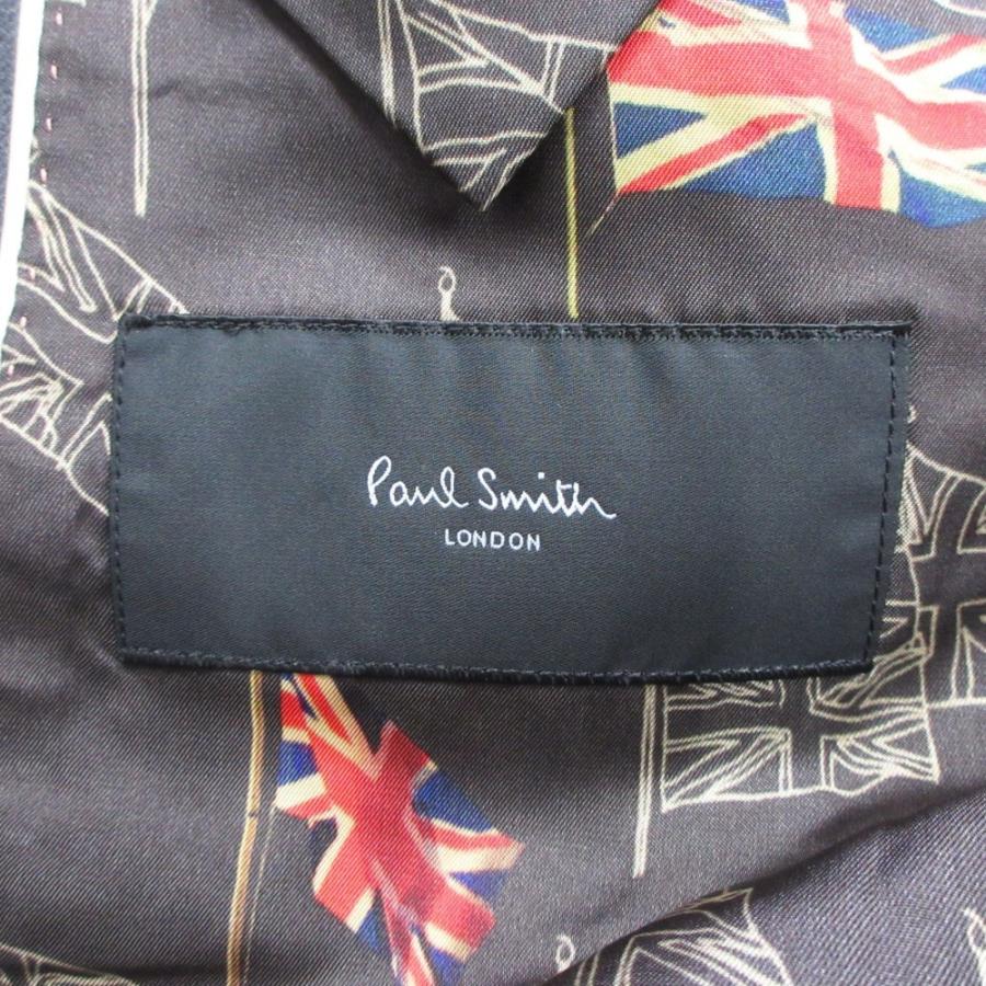 美品 Paul Smith ポール・スミス ロロピアーナ セットアップ スーツ ジャケット スラックス パンツ 総裏 ストライプ サイズL グレー メンズ 古着 中古 | Paul Smith | 07