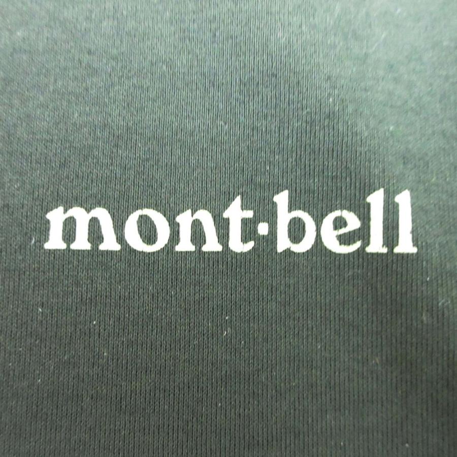 mont-bell モンベル WIC.ロングスリーブT Tシャツ ワンポイントロゴ カットソー トップス 長袖 XS ダークグリーン メンズ 古着 中古 | mont-bell | 04