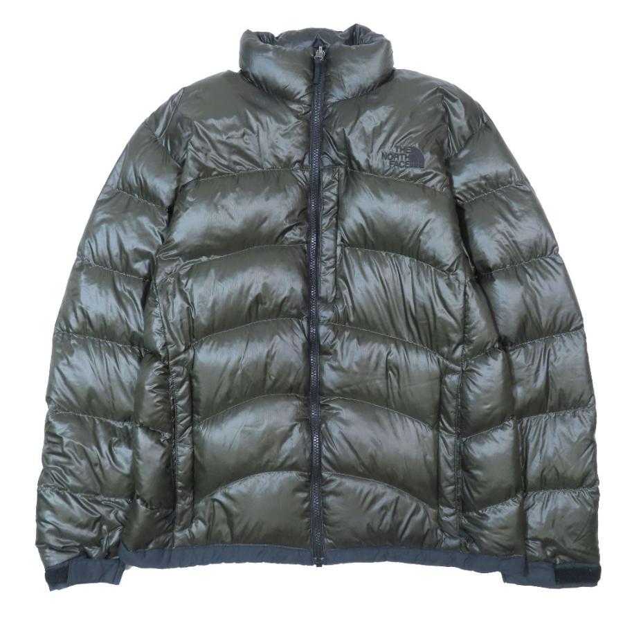 良品 THE NORTH FACE ザ・ノースフェイス アコンカグアジャケット ダウンジャケット ブルゾン アウター M グリーン メンズ 古着 中古 | THE NORTH FACE