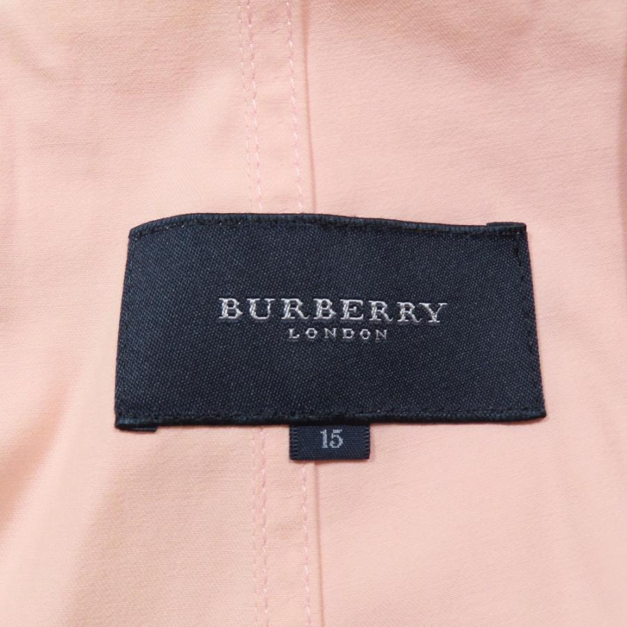 BURBERRY LONDON バーバリーロンドン ステンカラージャケット ブルゾン ショート丈 コットン 15 大きいサイズ ライトピンク レディース 古着 中古 |  | 03