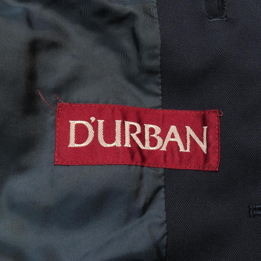 D'URBAN ダーバン トレンチコート ジャケット ダブルブレスト ベルト ロング ウール 56 大きいサイズ ネイビー メンズ 古着 中古 | D'URBAN | 05