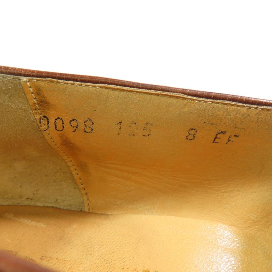 Salvatore Ferragamo サルヴァトーレフェラガモ ベルトストラップ ローファー レザー シューズ 8EE ダークブラウン メンズ 古着 中古 |  | 05