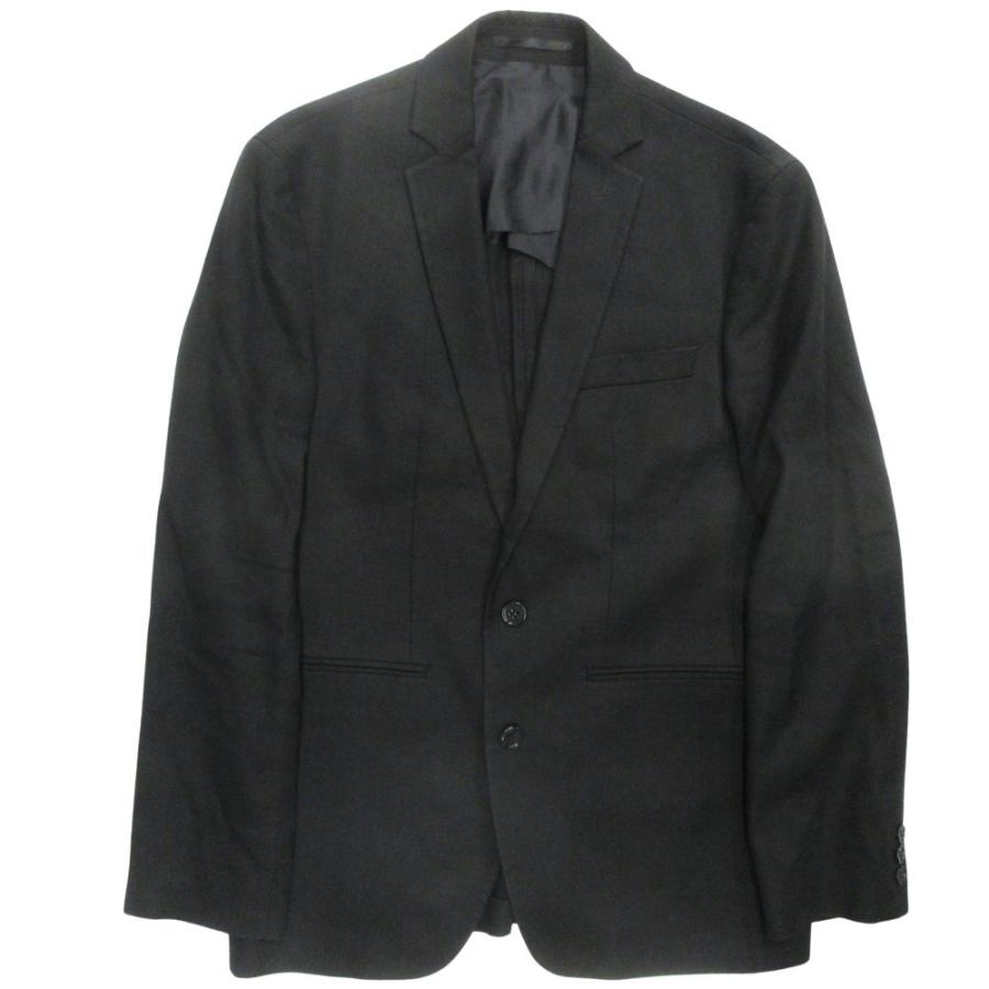美品 ACNE STUDIOS アクネストゥディオズ 15SS ZOOTY J リネン シングル ブレスト スーツ ジャケット ブレザー 背抜き 44 黒 ブラック メンズ 古着 中古 | Acne Studios