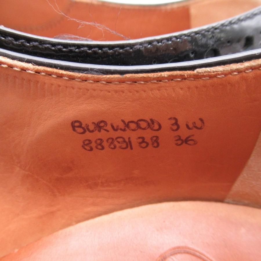 良品 CHURCH'S チャーチ BURWOOD 3W バーウッド オックスフォードシューズ エナメル フルブローグ ウィングチップ 革靴 36/23.0 黒 レディース 古着 中古 | Church's | 06