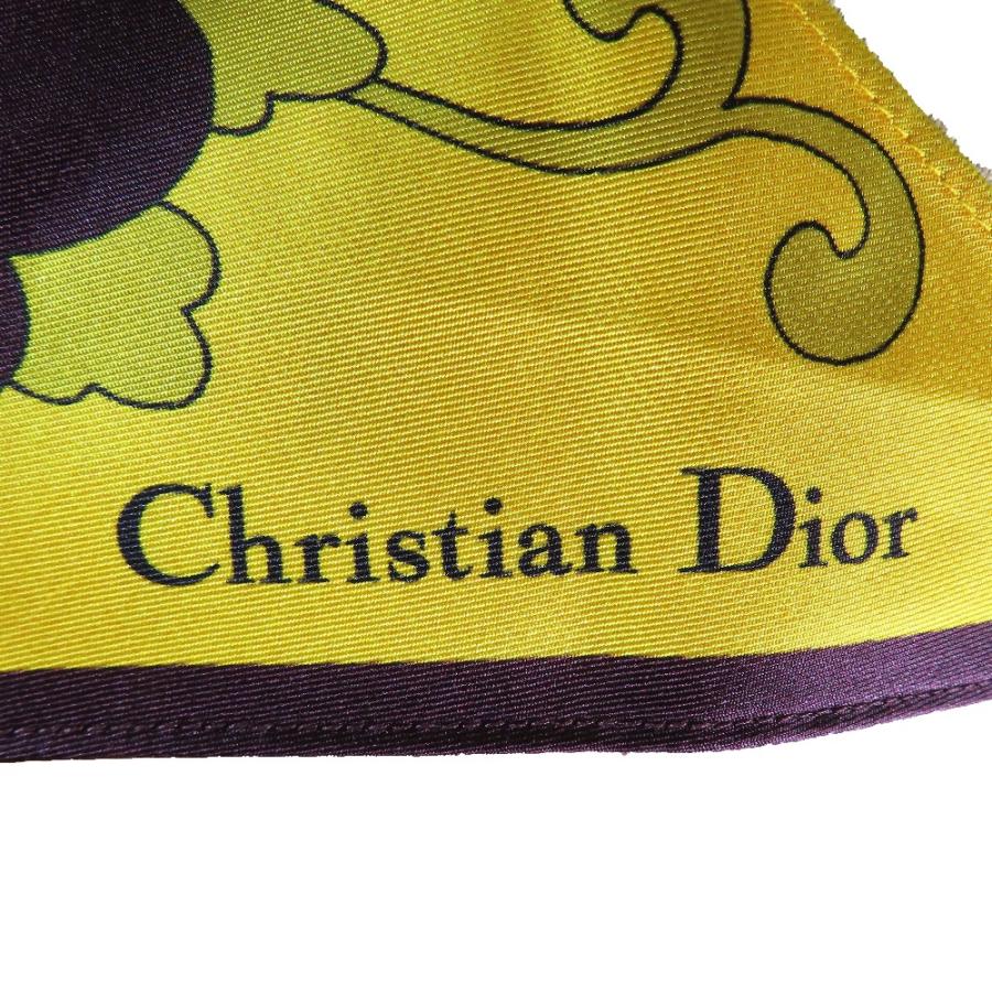未使用 Christian Dior クリスチャンディオール フラワー ホルターネック シルク トップス カットソー シャツ ブラウス イエロー レディース 古着 中古 | Christian Dior | 01