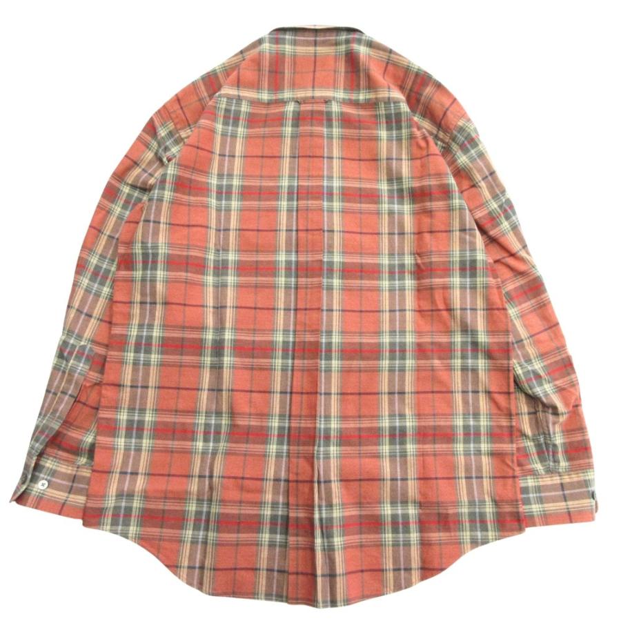 美品 BURBERRY LONDON バーバリーロンドン チェック柄 ボタンダウン シャツ カットソー ブラウス 長袖 LL 大きいサイズ 赤 レッド系 メンズ 古着 中古 |  | 01