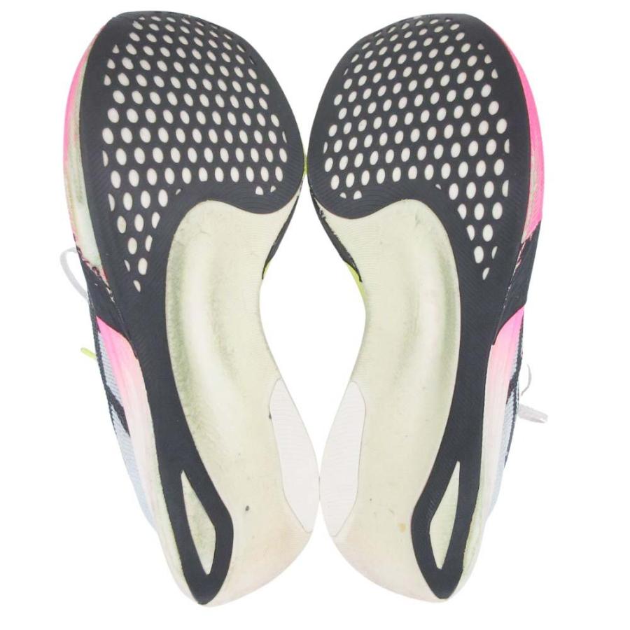 良品 asics アシックス METASPEED EDGE PARIS メタスピードエッジ パリ ランニングシューズ トレーニング 28.0cm グレー ピンク メンズ 古着 中古 | ASICS | 04