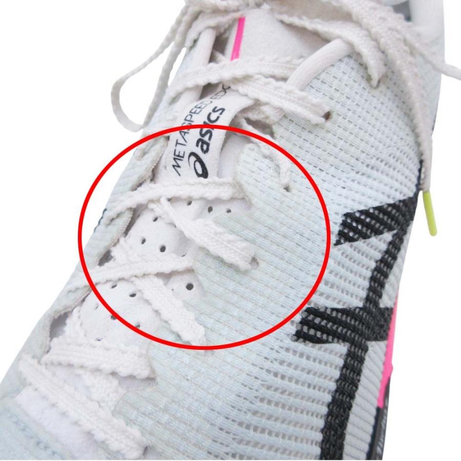 良品 asics アシックス METASPEED EDGE PARIS メタスピードエッジ パリ ランニングシューズ トレーニング 28.0cm グレー ピンク メンズ 古着 中古 | ASICS | 07