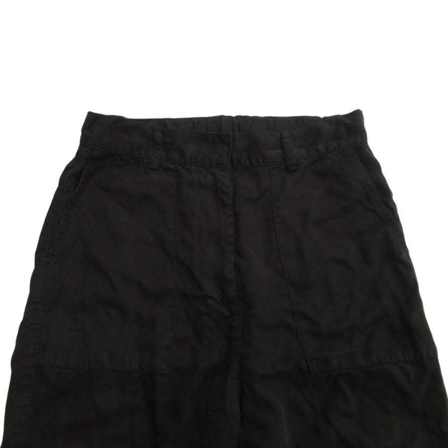 美品 Deuxieme Classe ドゥーズィエムクラス セイヒンゾメ military パンツ スラックス イージー サルエル 36 黒 ブラック レディース 古着 中古 | Deuxieme Classe | 02
