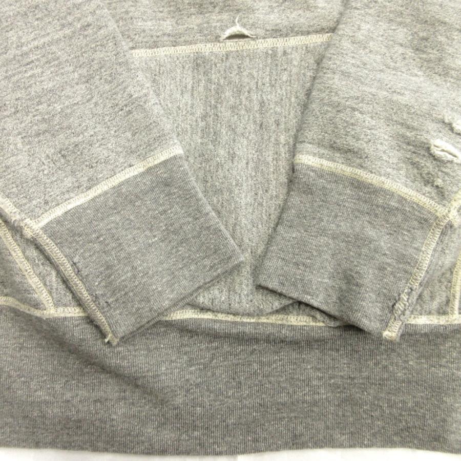 美品 JACKSON MATISSE ジャクソンマティス CAL SWEAT スウェット シャツ トレーナー ダメージ加工 プリント S グレー レディース 古着 中古 | JACKSON MATISSE | 03