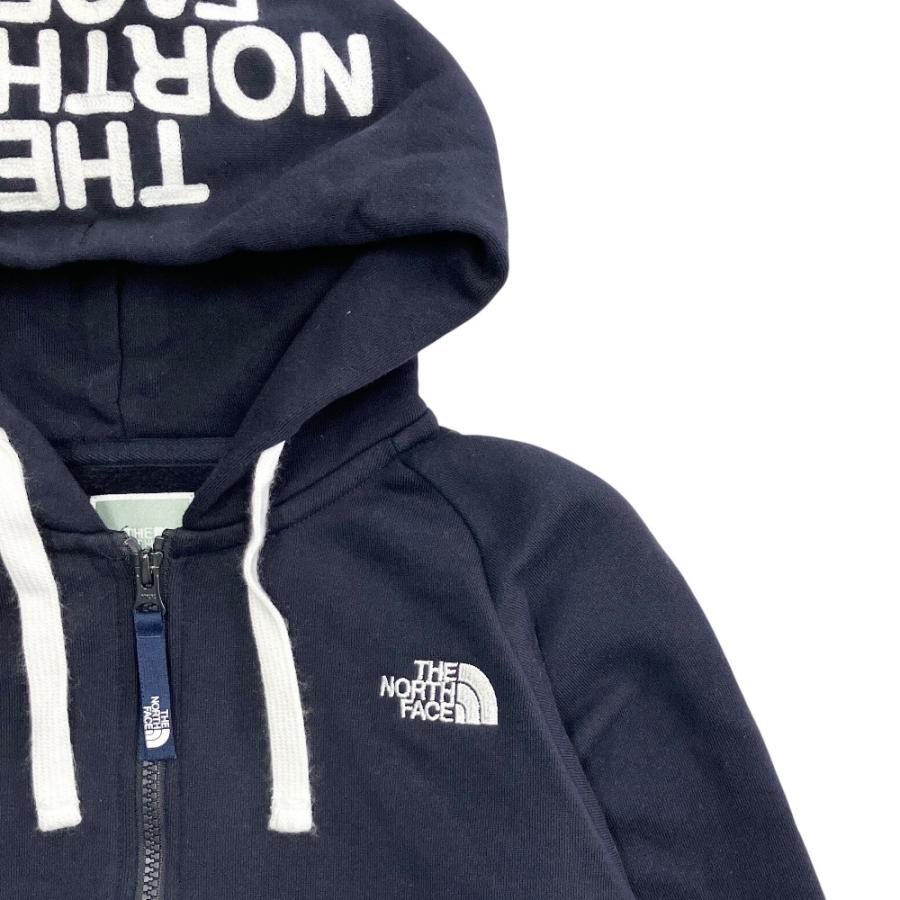 美品 THE NORTH FACE ザ・ノースフェイス リアビュー フルジップ フーディ スウェット パーカー NTW62130 サイズM 紺 ネイビー レディース 古着 中古 |  | 03