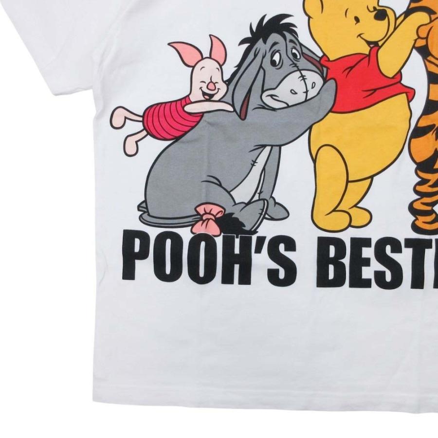 新品同様 Disney 東京ディズニーリゾート くまのプーさん Tシャツ 半袖 クルーネック トップス カットソー Winnie the Pooh LL ホワイト メンズ レディース 古着 | Disney | 03