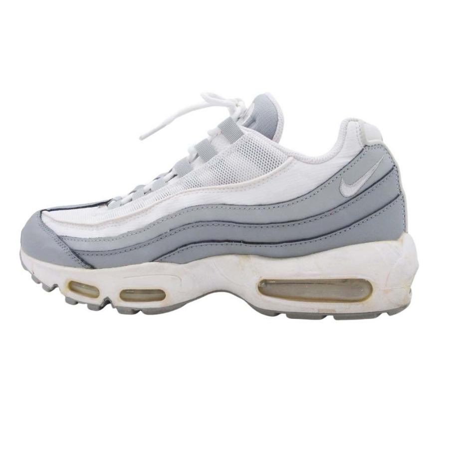 良品 NIKE ナイキ AIRMAX 95 ESSENTIAL エアマックス95 エッセンシャル スニーカー CT1268-001 US9/27.0 ホワイト グレー メンズ 古着 中古 | NIKE