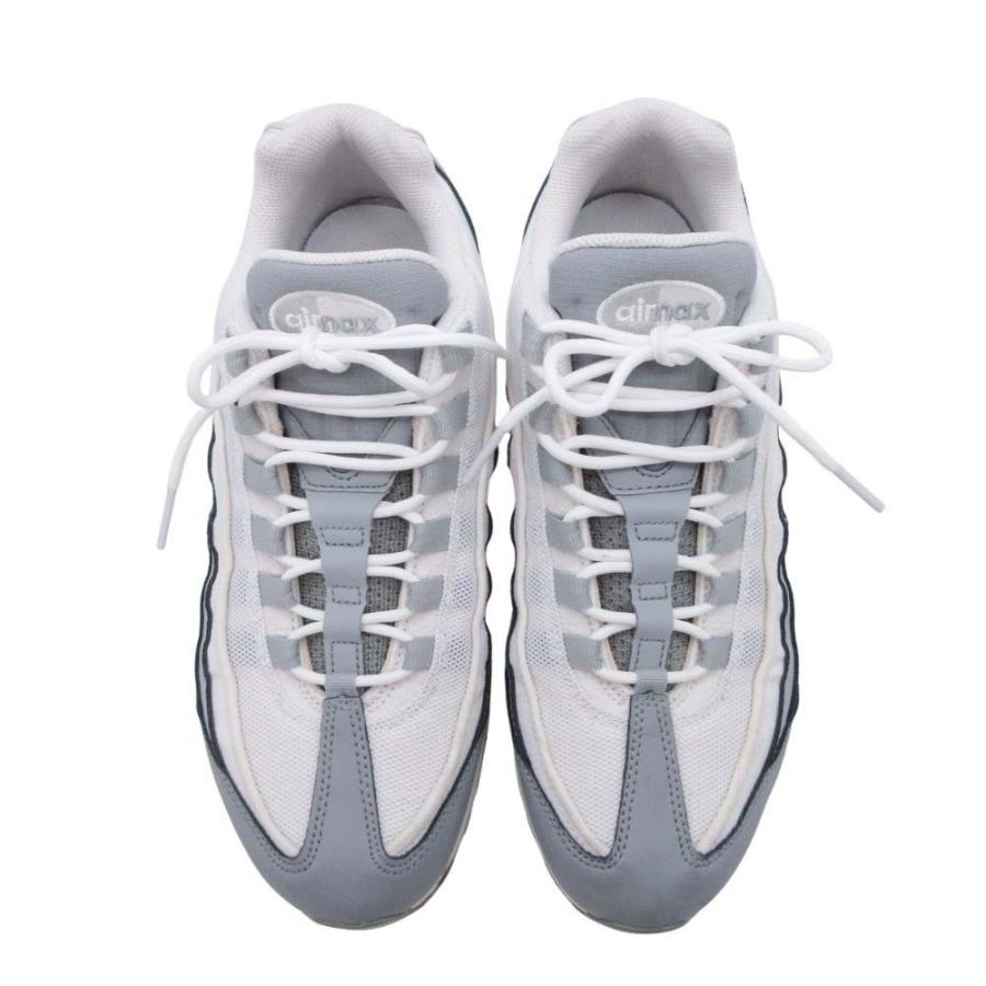 良品 NIKE ナイキ AIRMAX 95 ESSENTIAL エアマックス95 エッセンシャル スニーカー CT1268-001 US9/27.0 ホワイト グレー メンズ 古着 中古 | NIKE | 01