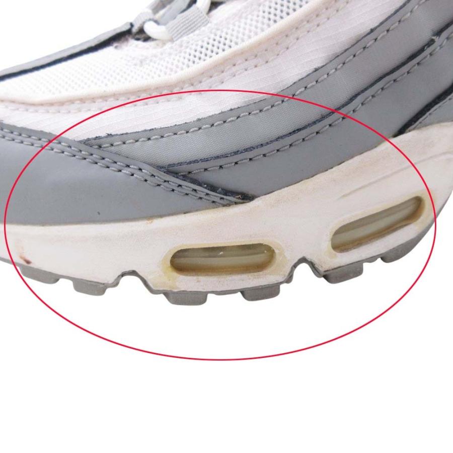 良品 NIKE ナイキ AIRMAX 95 ESSENTIAL エアマックス95 エッセンシャル スニーカー CT1268-001 US9/27.0 ホワイト グレー メンズ 古着 中古 | NIKE | 07