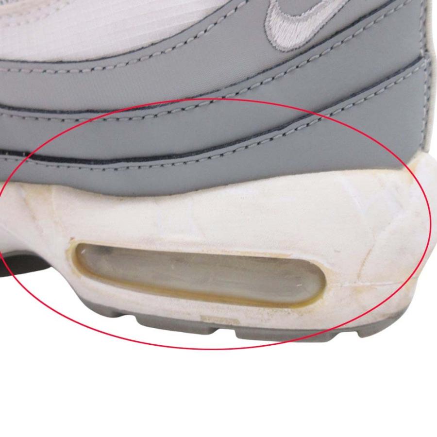 良品 NIKE ナイキ AIRMAX 95 ESSENTIAL エアマックス95 エッセンシャル スニーカー CT1268-001 US9/27.0 ホワイト グレー メンズ 古着 中古 | NIKE | 08