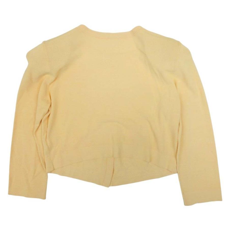 フォクシーニューヨーク　アッパースタンダードカーディガン　イエロー　38 FOXEY NEW YORK 美品 フォクシー ニューヨーク 15ss Cardigan Upper