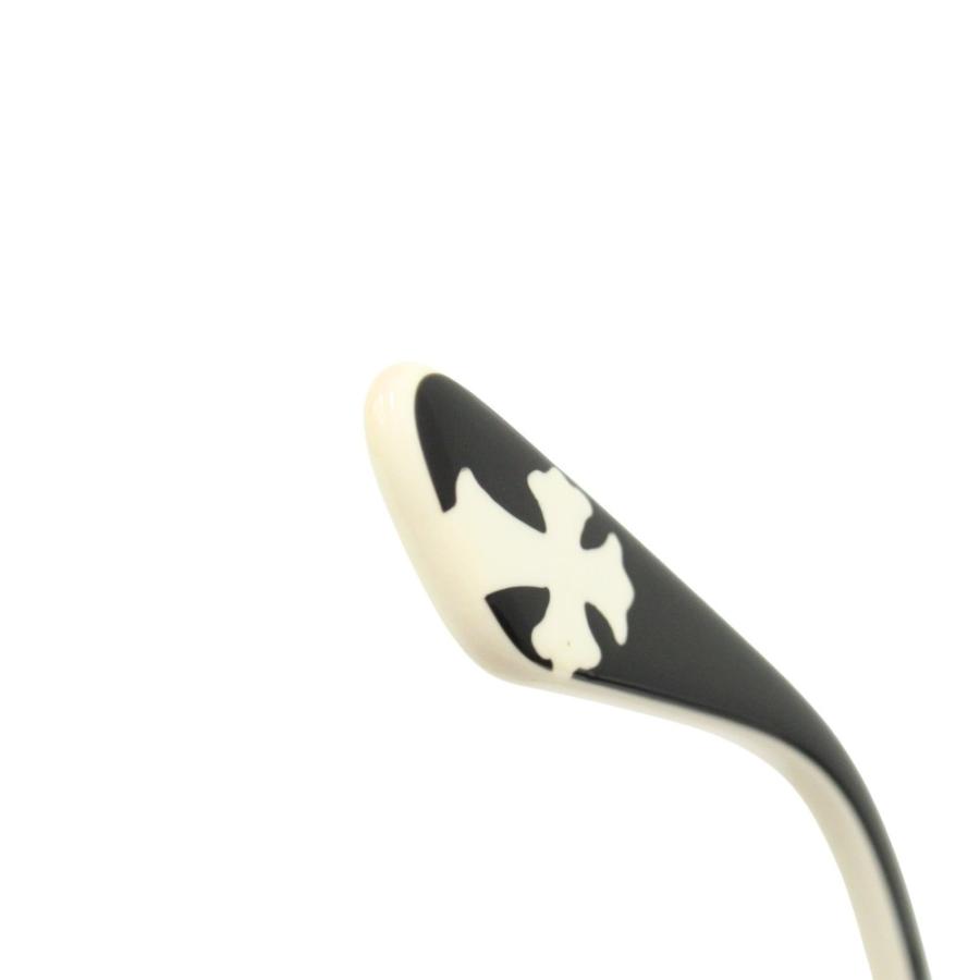 美品 CHROME HEARTS クロムハーツ EASY メガネ めがね 眼鏡 CHクロス サイズ50□19-147 ブラック/ホワイト キッズ 古着 中古 | CHROME HEARTS | 04
