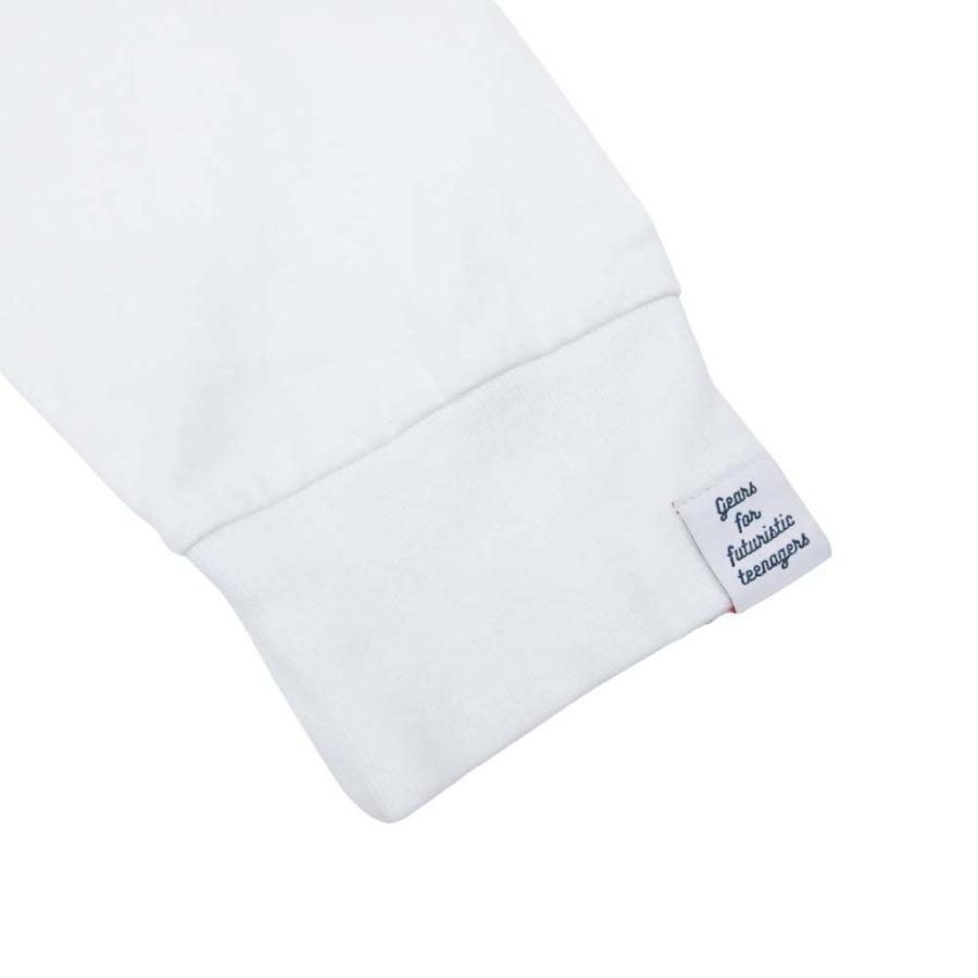 美品 HUMAN MADE ヒューマンメイド ロゴプリント Tシャツ カットソー トップス クルーネック コットン 長袖 L 白 ホワイト メンズ 古着 中古 |  | 05