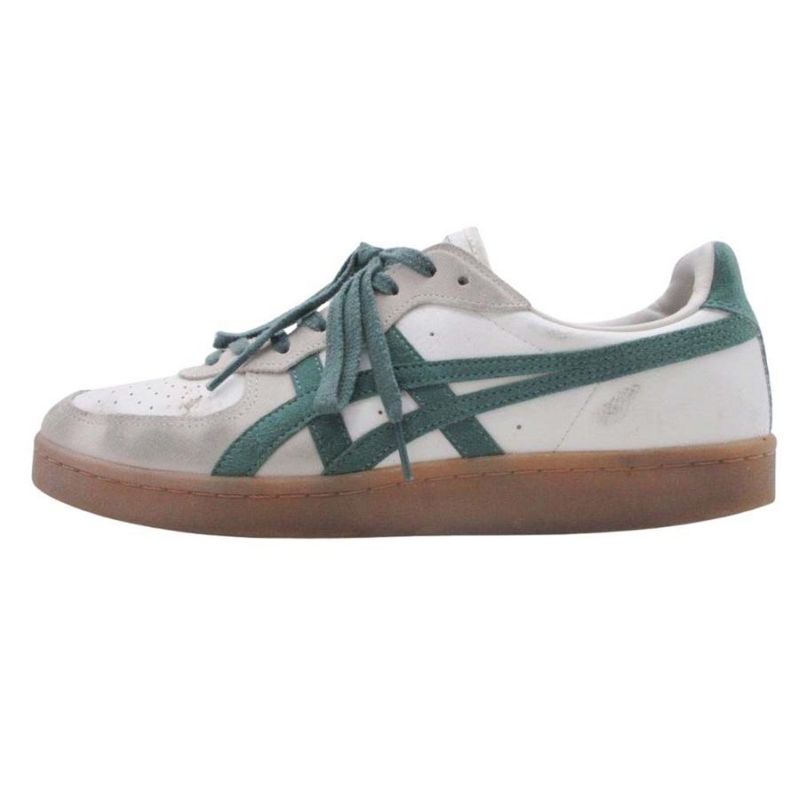 良品 ONITSUKA TIGER オニツカタイガー 1183A353 GSM スニーカー シューズ 靴 27.0 グリーン クリーム オフホワイト メンズ 古着 中古 | Onitsuka Tiger