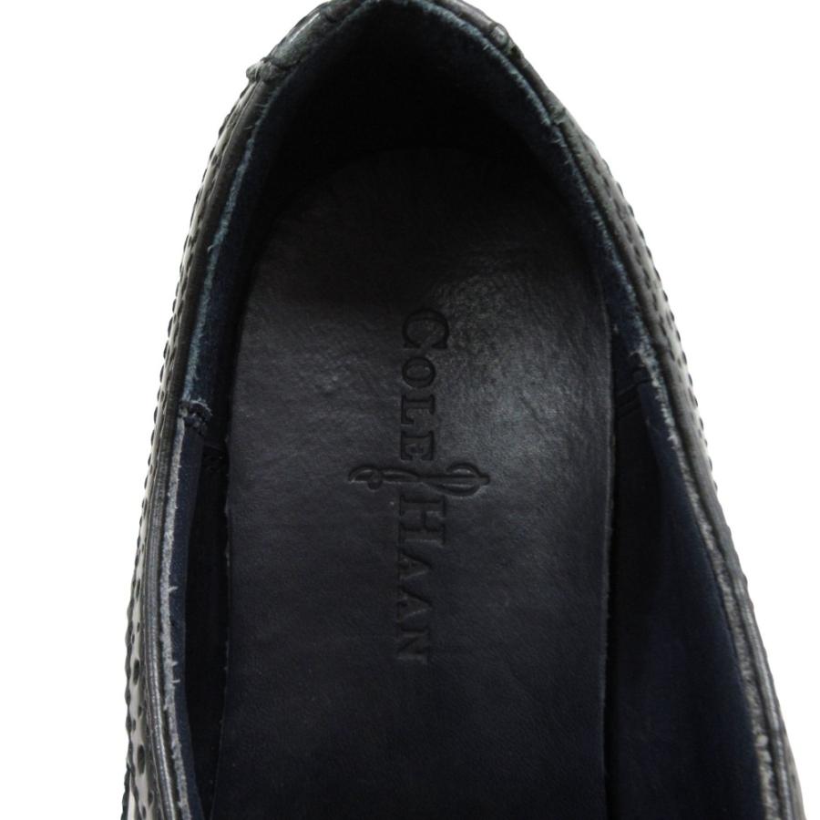 良品 COLE HAAN コールハーン ウィングチップ レザー ドレス シューズ 靴 革靴 サイズ9 26.5cm 黒 ブラック メンズ 古着 中古 | COLE HAAN | 05