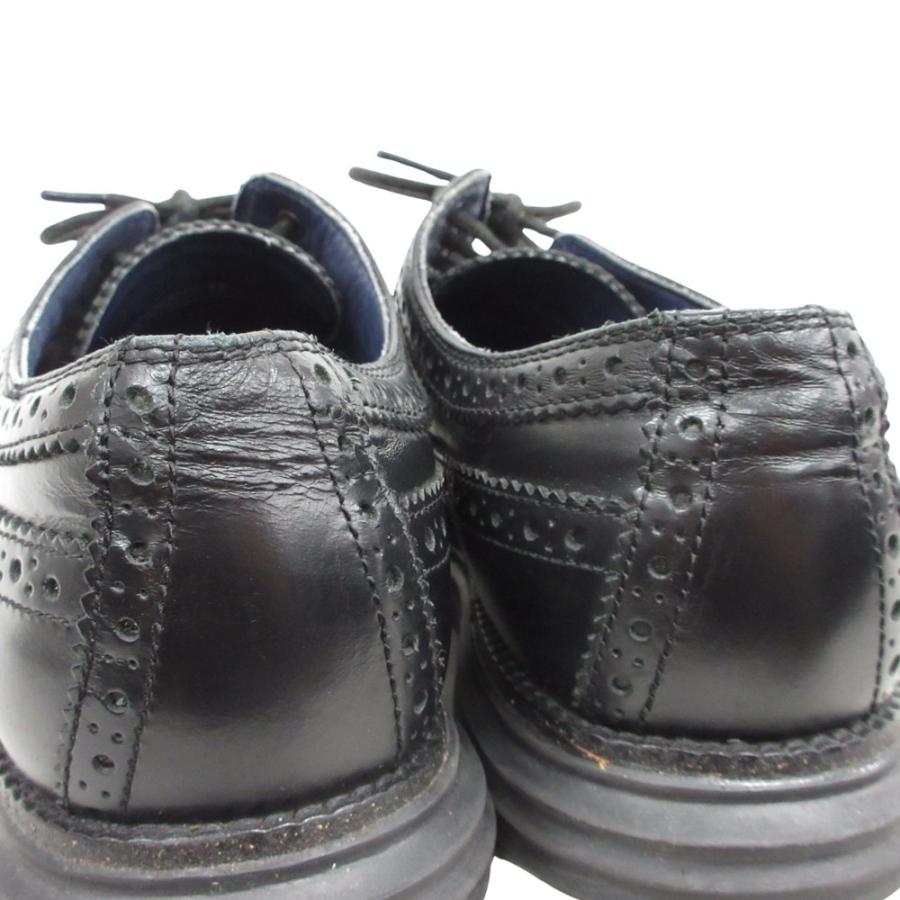 良品 COLE HAAN コールハーン ウィングチップ レザー ドレス シューズ 靴 革靴 サイズ9 26.5cm 黒 ブラック メンズ 古着 中古 | COLE HAAN | 06