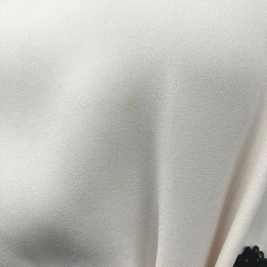 良品 MAX MARA マックスマーラ ノースリーブ ワンピース ドレス カットソー レース 40 ベージュ 黒 ブラック レディース 古着 中古 | Max Mara | 05