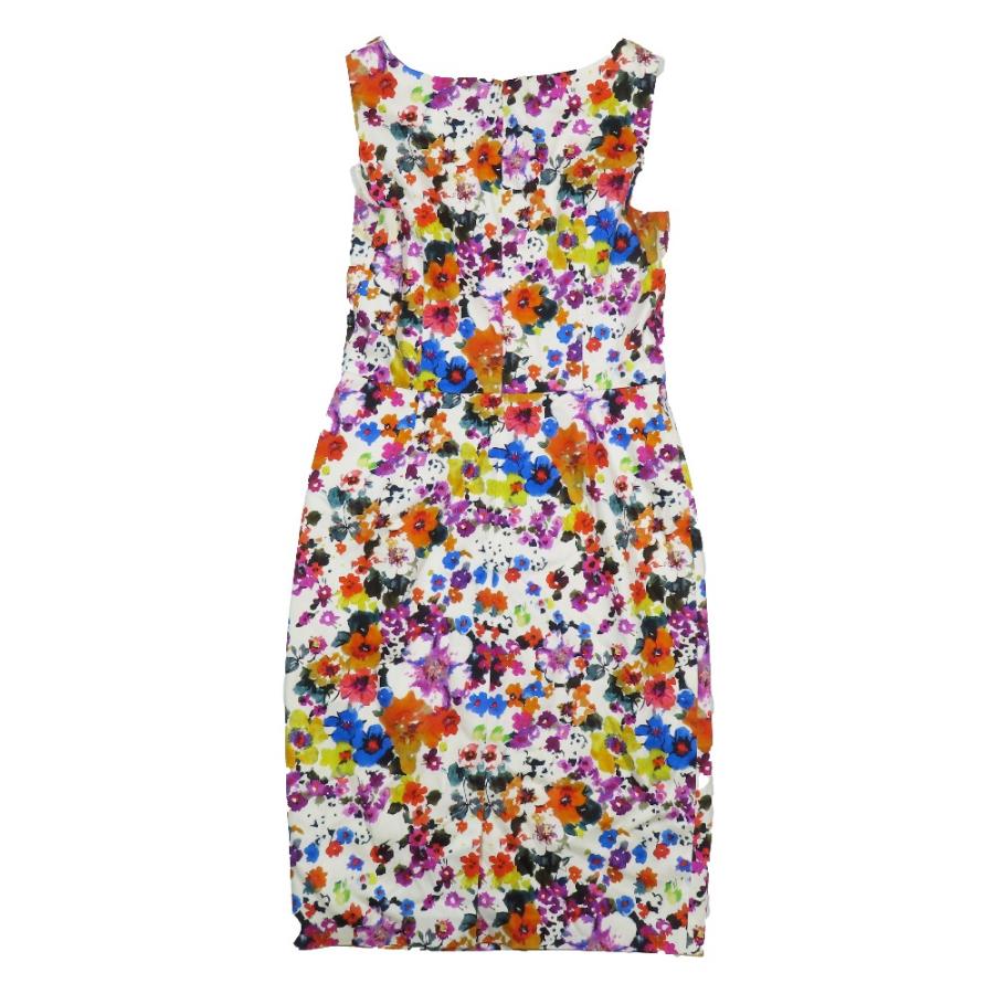 Max Mara マックスマーラ ワンピース 膝丈 花柄 スリット ノースリーブ 42 マルチカラー レディース 古着 中古 | Max Mara | 01