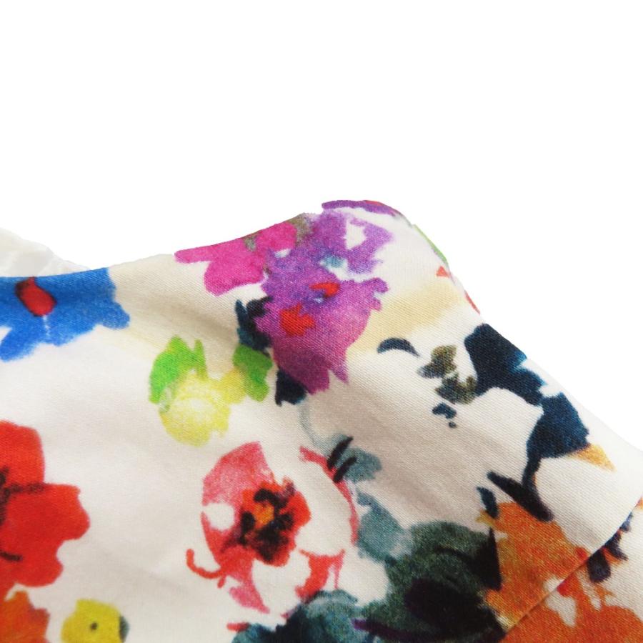 Max Mara マックスマーラ ワンピース 膝丈 花柄 スリット ノースリーブ 42 マルチカラー レディース 古着 中古 | Max Mara | 04