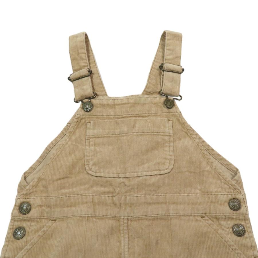 良品 green label relaxing グリーンレーベルリラクシング 子供服 コーデュロイ ジャンパースカート サロペット 115 ベージュ キッズ 古着 中古 | green label relaxing | 02