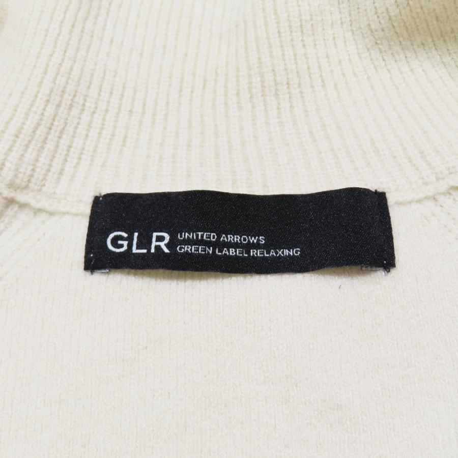 良品 green label relaxing グリーンレーベルリラクシング ハーフジップ ニット セーター 長袖 カットソー M ライトベージュ メンズ 古着 中古 | green label relaxing | 04