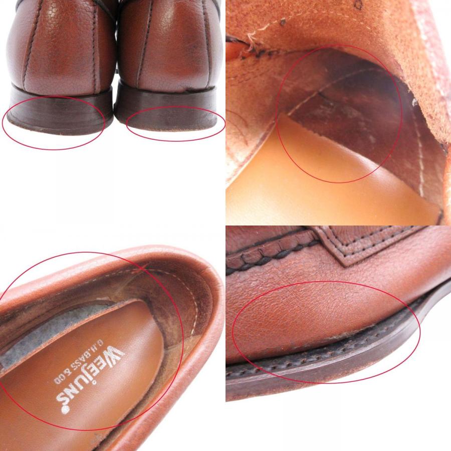 G.H.BASS & COMPANY Weejuns ジーエイチバス シボレザー コインローファー シューズ 靴 26.0cm 茶 ブラウン メンズ 古着 中古 |  | 09