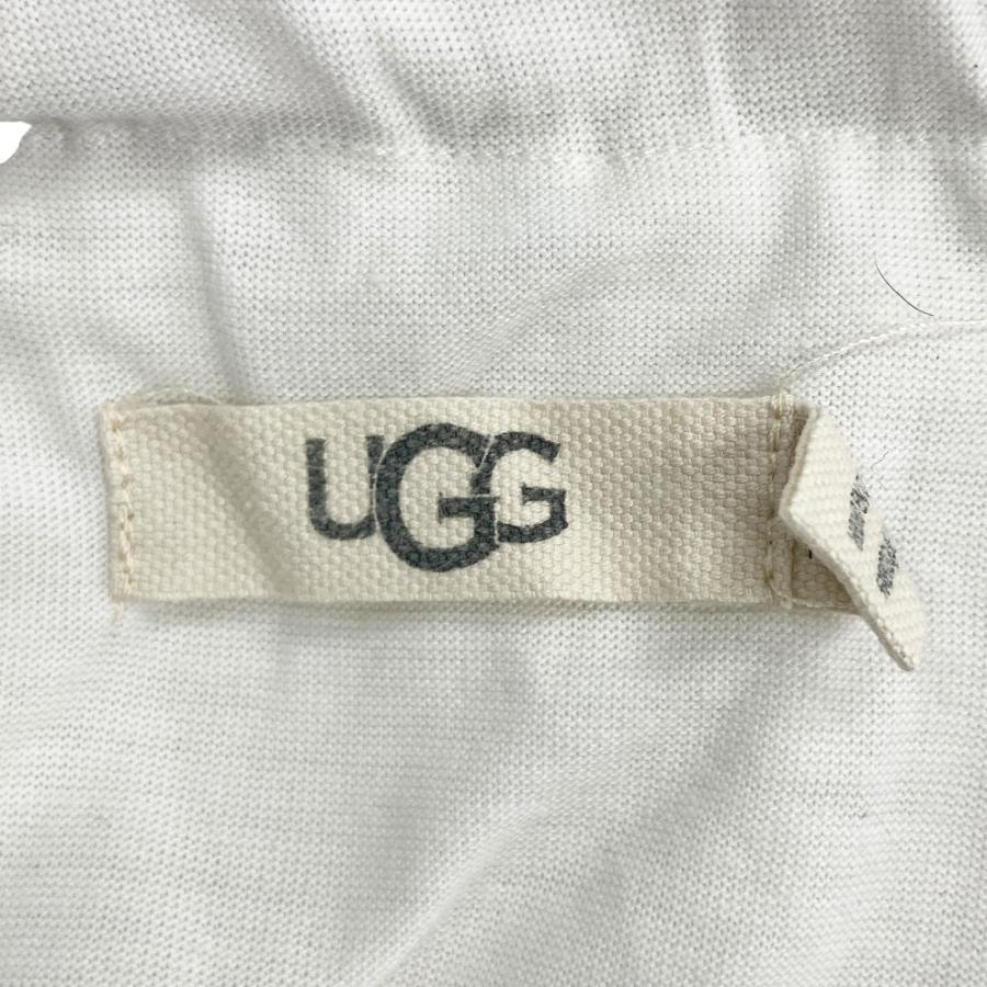 美品 UGG アグ × 伊東楓 グラフィック オールインワン パンツ ルームウェア ロゴ 刺繍 サイズM 白 ホワイト  レディース 古着 中古 | UGG | 07