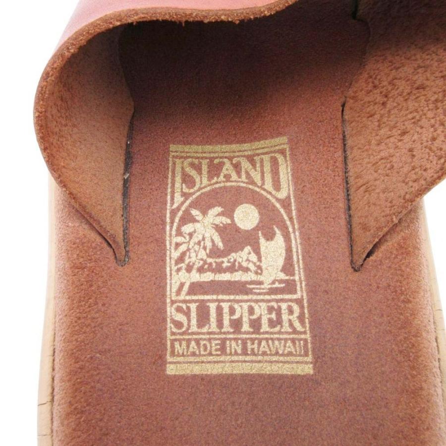 ISLAND SLIPPER アイランドスリッパ フラット スライドサンダル シューズ 靴 8/26.0 茶 ブラウン メンズ 古着 中古 | ISLAND SLIPPER | 05