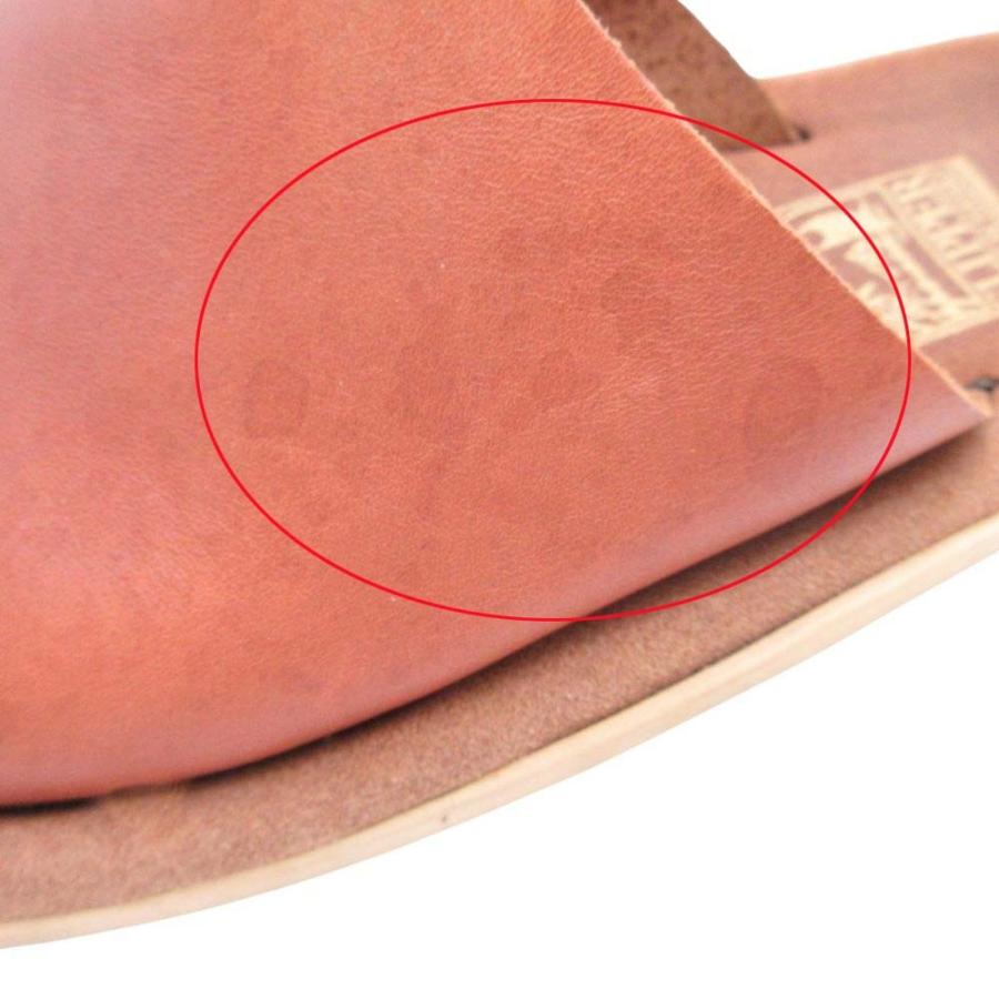 ISLAND SLIPPER アイランドスリッパ フラット スライドサンダル シューズ 靴 8/26.0 茶 ブラウン メンズ 古着 中古 | ISLAND SLIPPER | 06