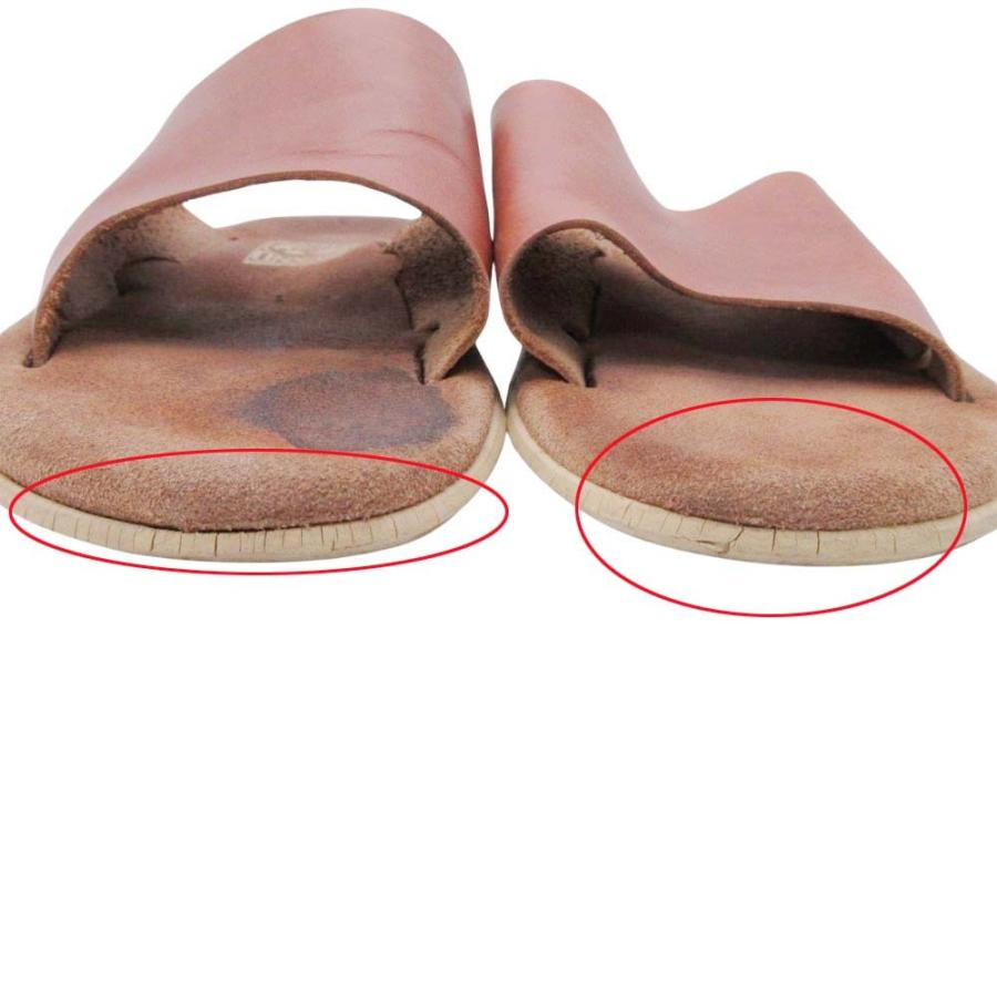 ISLAND SLIPPER アイランドスリッパ フラット スライドサンダル シューズ 靴 8/26.0 茶 ブラウン メンズ 古着 中古 | ISLAND SLIPPER | 08