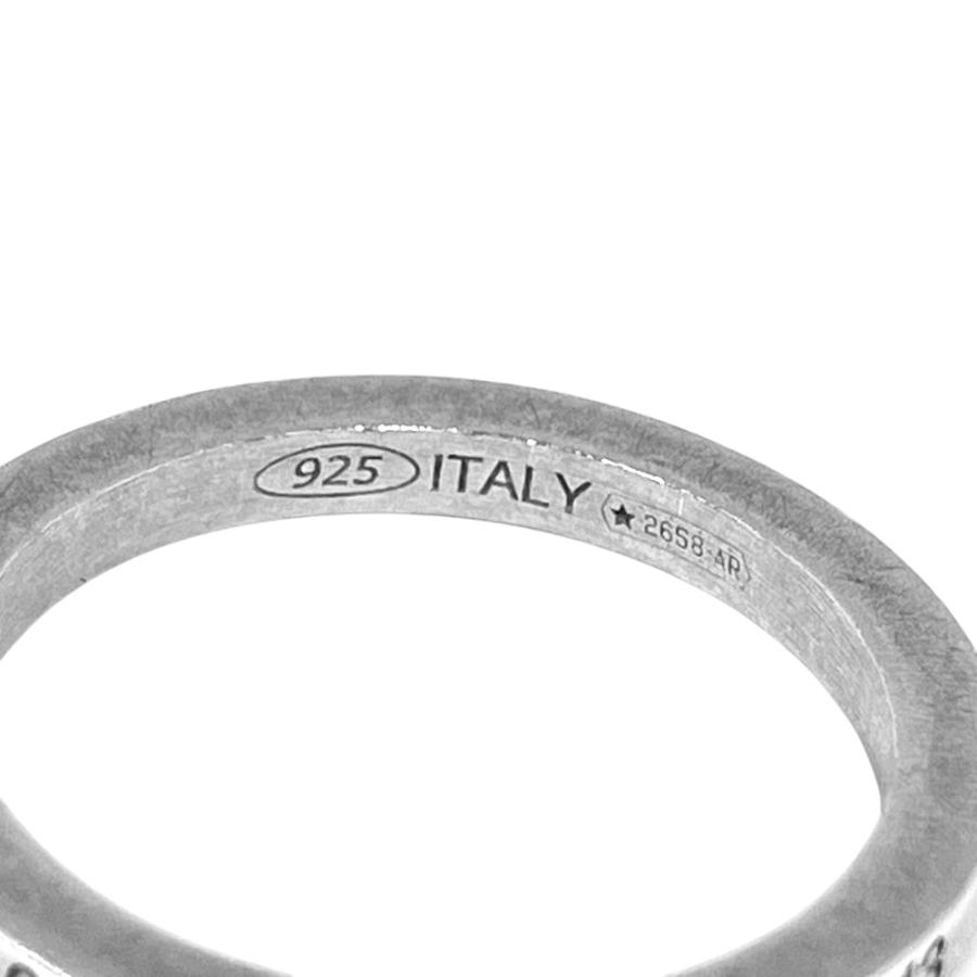 美品 Maison Margiela メゾンマルジェラ ナンバリング リング 指輪 セミポリッシュ仕上げ SV925 約10号 シルバー メンズ レディース 古着 中古 | Maison Margiela | 04