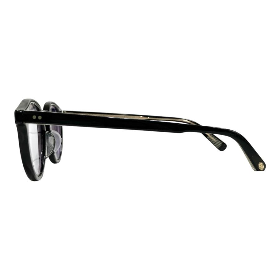 良品 EYEVAN アイヴァン Puerto 47 プエルト 度入り アイウェア 眼鏡 メガネ サングラス 47□22-145 ゴールド金具 黒 ブラック メンズ 古着 中古 | EYEVAN | 02