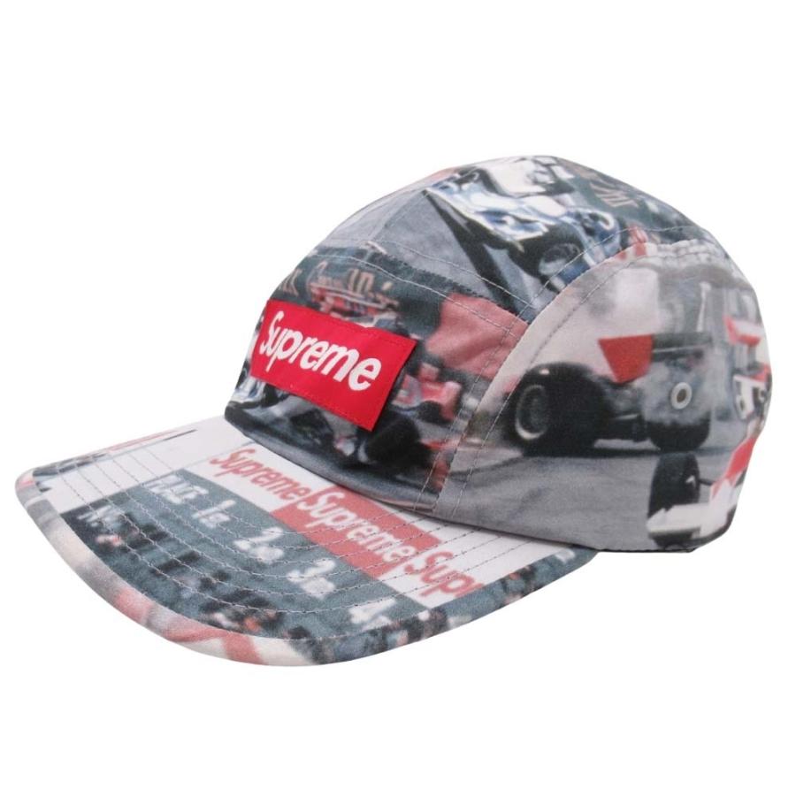 美品 Supreme シュプリーム 19ss Grand Prix Camp Cap キャンプキャップ ボックスロゴ 帽子 マルチカラー メンズ 古着 中古 | Supreme